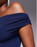 midi dress in navy